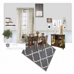 Gray Amp White Dining Room - Karbonix