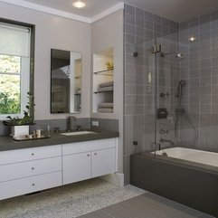 Best Inspirations : Gray Bathroom Attractive Ideas - Karbonix