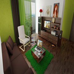 Green Brown Living Room The Superb - Karbonix