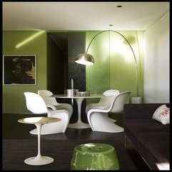Green Dining Area White And - Karbonix