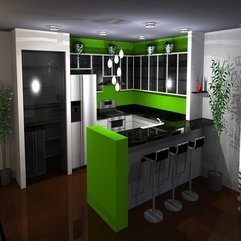Best Inspirations : Green Kitchen Cozy Inspiration - Karbonix