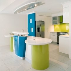 Green Kitchen Interior Design Inspiration Minimalist Blue - Karbonix