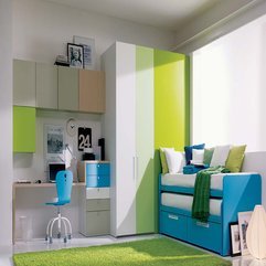 Green Teenage Girls Bedroom White And - Karbonix