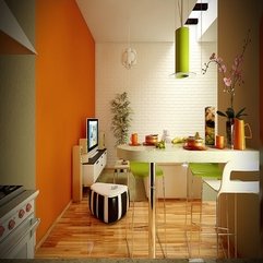Best Inspirations : Green White Dining Living Room Orange Lime - Karbonix