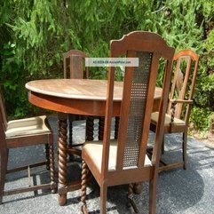 Griggs Antique Dining Room Table And Chairs New Lower Price - Karbonix
