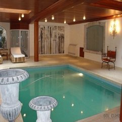 Heating With Warm Light Decoration Indoor Pool - Karbonix