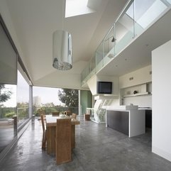 Hill House Modern Interior Dining Room And Kitchen Architecture - Karbonix
