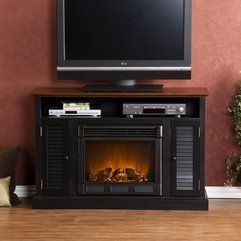 Holly Amp Martin Savannah Media Electric Fireplace Black And Walnut - Karbonix