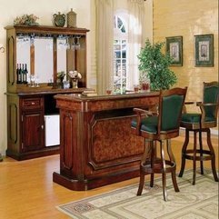 Home Bar Sets Classy Green Design Idea - Karbonix