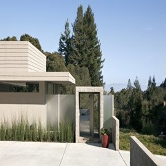 Home Between Small Plants In Glossy Red Pot High Grass Entrance - Karbonix