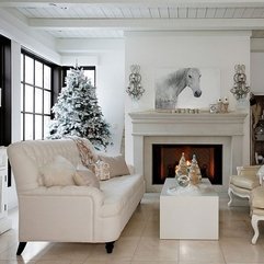 Home Decor Interior Designing Elegant Minimalist White Christmas - Karbonix