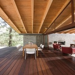Home Design Natural Home Design With Wooden Ceiling And Flooring - Karbonix
