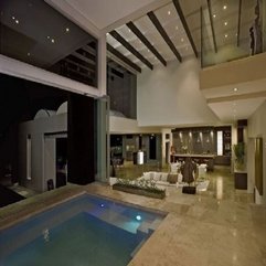 Home Design With An Indoor Pool Luxurious White - Karbonix