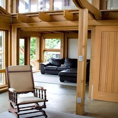 Best Inspirations : Home Interior Design With Wooden Frame Structure By Scott M Kemp Unique Beautiful - Karbonix