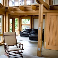 Home Interior Design With Wooden Frame Structure By Scott M Kemp Unique Beautiful - Karbonix