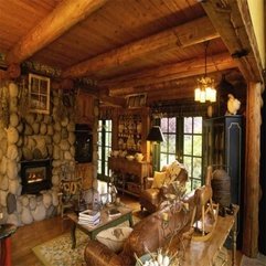 Home Interiors Stone Fireplace Cottage - Karbonix