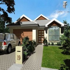 Home Landscape Illustration Exterior - Karbonix