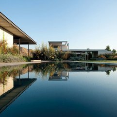 Home Viewed From Swimming Pool Two Level - Karbonix