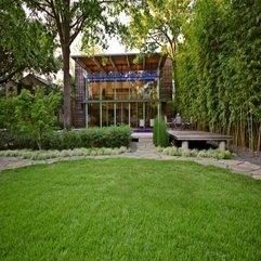 Home With Natural Green Garden Transparent Glazed - Karbonix