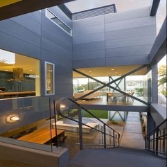 House Creative Interior Design With Concrete Wall Home Design - Karbonix
