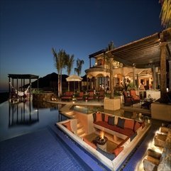 Best Inspirations : House Design With Outdoor Living That Integrated With Pool In Modern Style - Karbonix