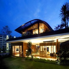 House Singapore With Bright Lighting Luxury Modern - Karbonix