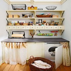 Best Inspirations : Idea Of Using Racks For Laundry Room Feels Great - Karbonix