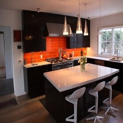 Best Inspirations : Idea Orange White Kitchen Brilliant - Karbonix