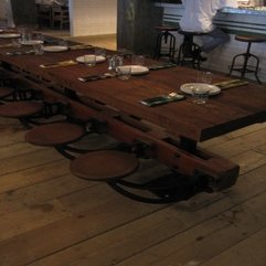 Idea With Wooden Furniture Restaurant Design - Karbonix