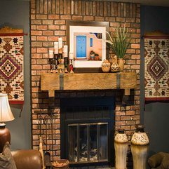 Ideas Decorating With Natural Design Fireplace Mantel - Karbonix