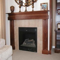 Ideas Decorating With Wooden Frame Fireplace Mantel - Karbonix