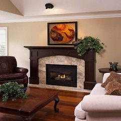 Ideas Decorating With Wooden Table Fireplace Mantel - Karbonix