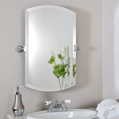 Ideas For Bathroom Mirrors Simple White - Karbonix