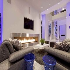 Best Inspirations : Ideas For Living Rooms With Purple Glow Interior Decorating - Karbonix