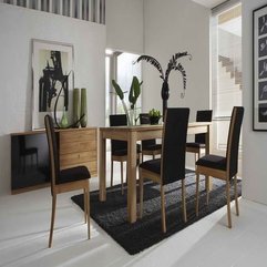 Ideas For Small Room With Black Rug Dining Room - Karbonix