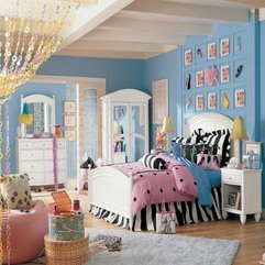 Ideas For Teenage Girl With Blue And Pink Color Cute Bedroom - Karbonix