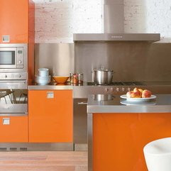 Ideas Of Orange Kitchen - Karbonix
