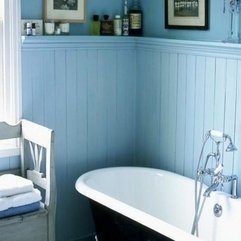 Ideas With Blue Wall Bath Decor - Karbonix