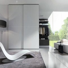 Ideas With Sliding Door White Closet - Karbonix