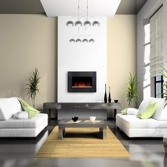 Ideas With White Sofa Surround A Black Table Facing Lcd Tv Living Room - Karbonix