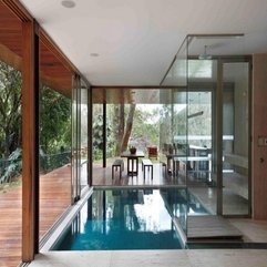 Best Inspirations : Indoor Swimming Pool Glazed Wooden Space Small Blue - Karbonix