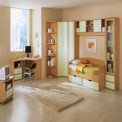 Inspiring Ultramodern Beige Kids Bedroom Design With Natural - Karbonix