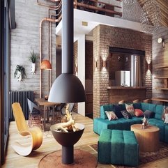 Interior 18 Creative Fancy And Picturesque Loft Interior Design - Karbonix