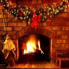 Interior 31 Fireplace Christmas Decorations Ideas Charming Tree - Karbonix