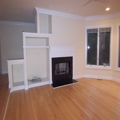 Interior Adorable White Fireplace Shelves Mantle And Built In - Karbonix