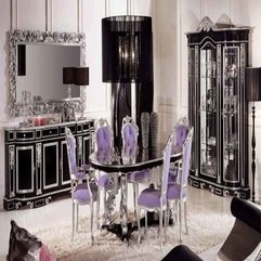 Best Inspirations : Interior Awesome Black And White Dining Room Decorating Design - Karbonix
