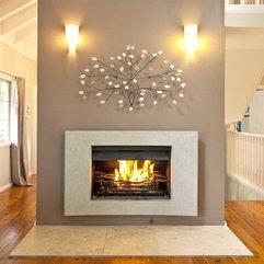 Interior Contemporary Fireplace Mantels And Surrounds White - Karbonix