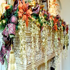 Best Inspirations : Interior Decoration Ideas Chic Xmas Glitter Flower Decoration In - Karbonix