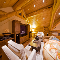 Best Inspirations : Interior Design Charming Log Home Interior Design Ideas With  Png - Karbonix