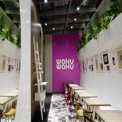 Interior Design Dining Area Wakuwaku Restaurant - Karbonix